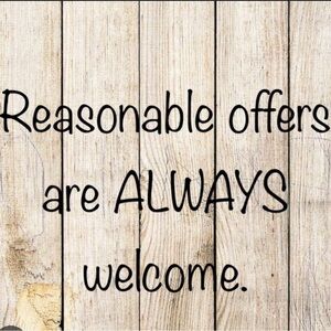 Reasonable Offers Accepted & Bundle to Save